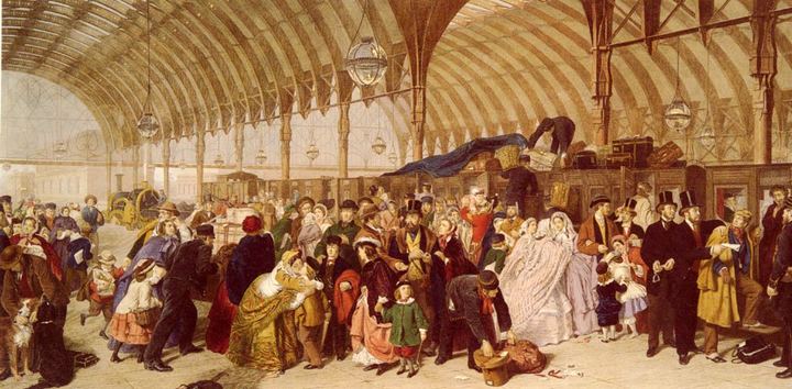 William Powell Frith The Railway Station (A Bear Called Paddington)