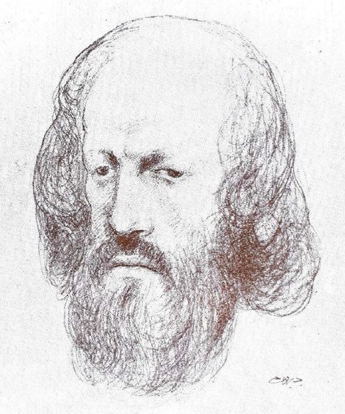Al-Ghazali as imagined by Kahlil Gibran (1917).