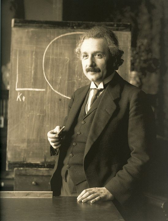 Portrait of Albert Einstein (1921).