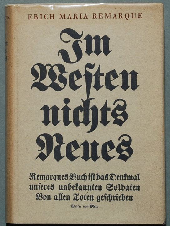 Remarque Im Westen nichts Neues 1929 (All Quiet on the Western Front)