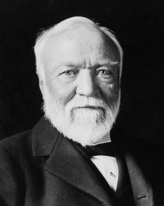 Portrait of Andrew Carnegie (Copyright 1913).