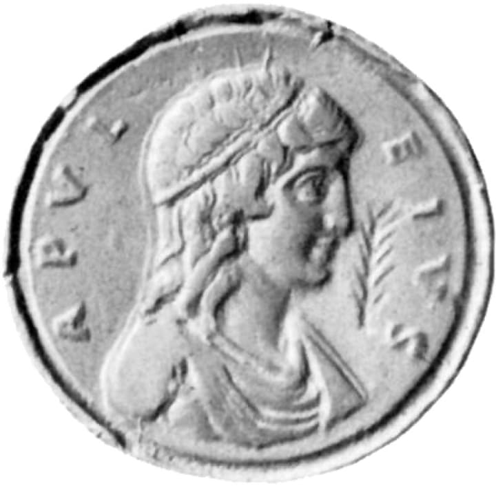 Posthumous or imagined likeness of Apuleius.
