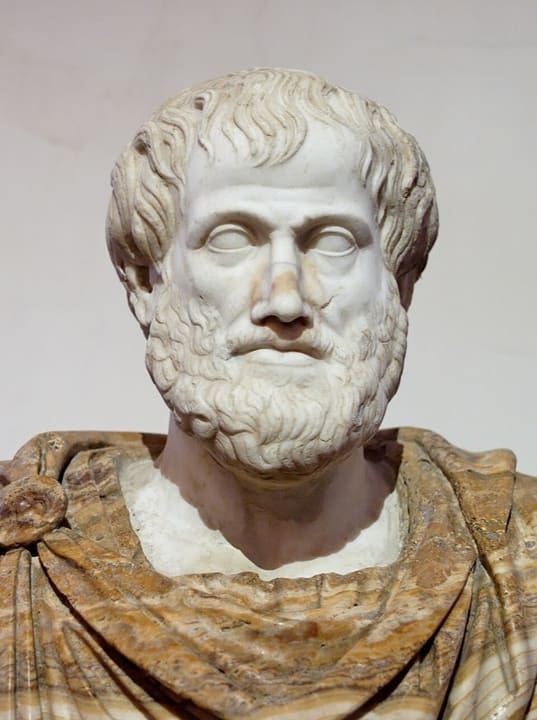 Portrait of Aristotle (after 330 BC).