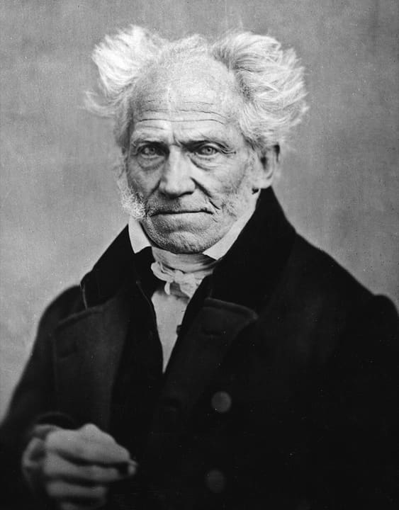 Portrait of Arthur Schopenhauer.