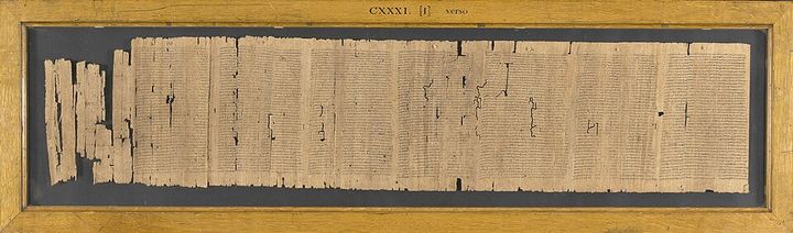 Papyrus 131 (British Library), the manuscript of the Athenian Constitution (Papyrus of the Athenian Constitution)