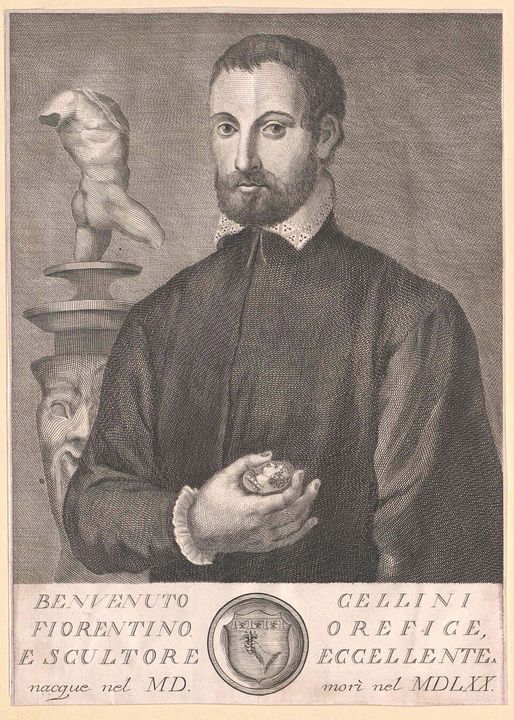 Benvenuto Cellini, 18th-century engraving.