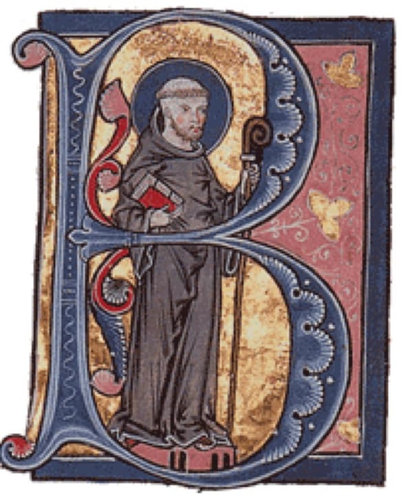 Posthumous or imagined likeness of Bernard of Clairvaux.