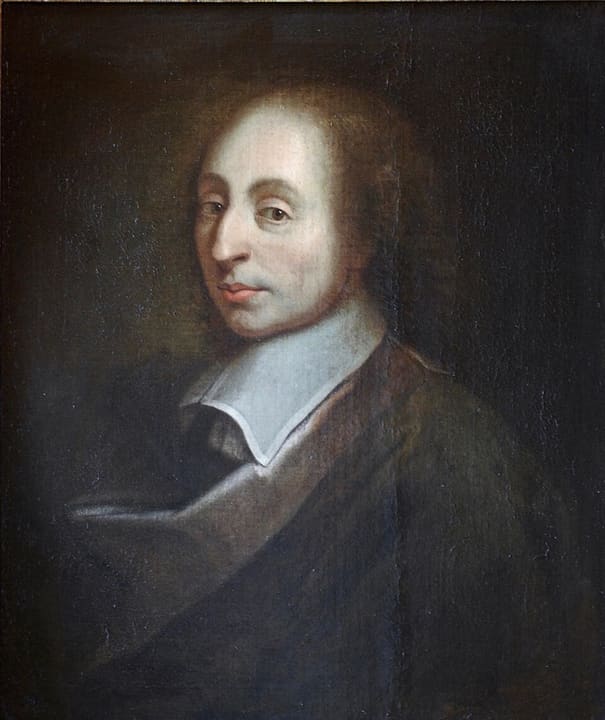 Posthumous or imagined likeness of Blaise Pascal.