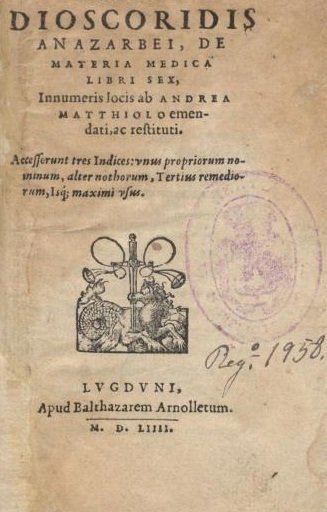 1554Arnoullet (De Materia Medica)