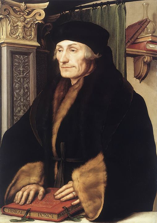 Portrait of Erasmus.