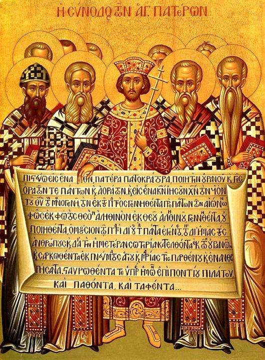 Nicaea icon (The Early Christian Creeds)