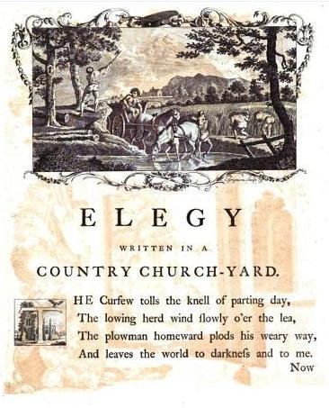 Richard Bentley Elegy header (Elegy Written in a Country Churchyard)