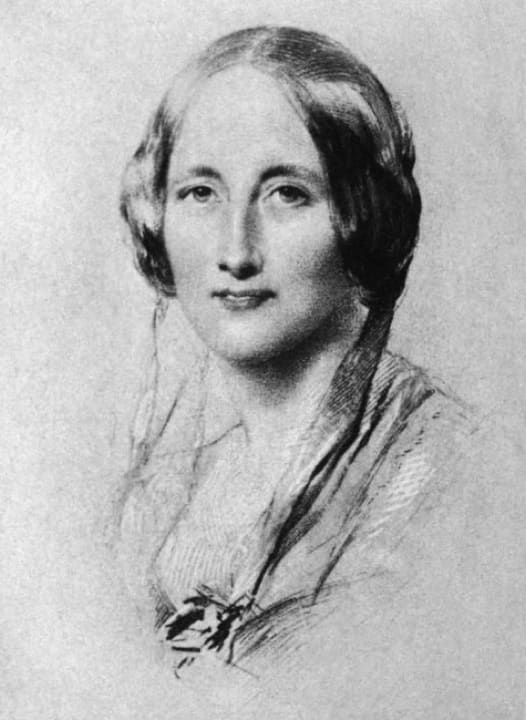 Posthumous or imagined likeness of Elizabeth Gaskell.