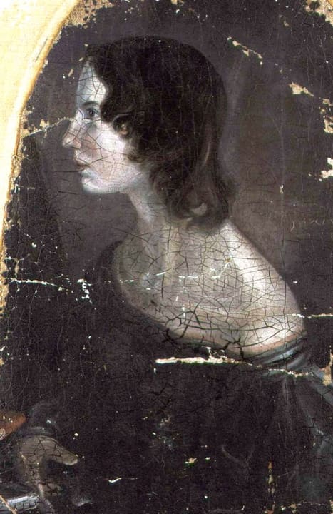 Portrait of Emily Brontë.