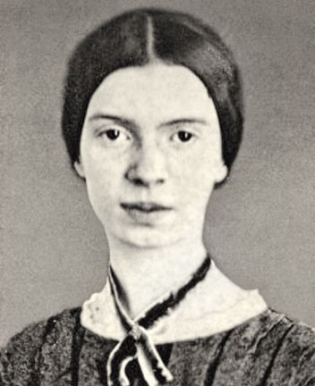 Portrait of Emily Dickinson.