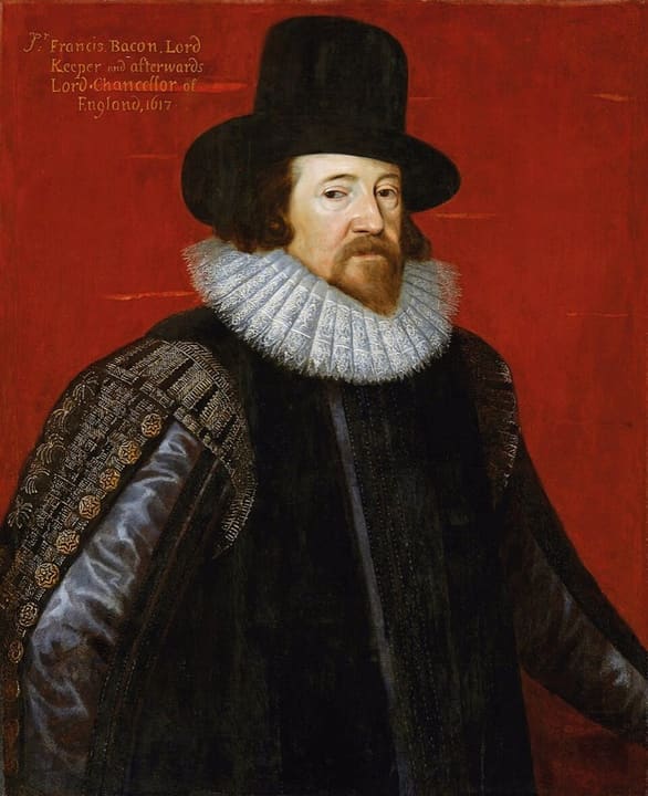 Portrait of Francis Bacon.