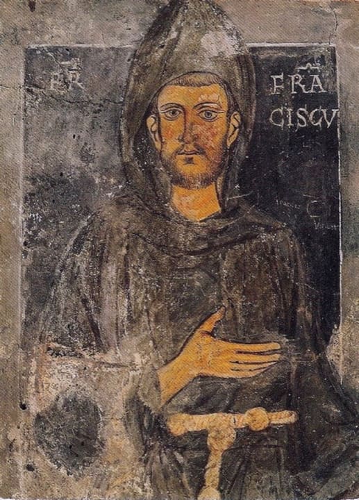 Posthumous or imagined likeness of Francis of Assisi.