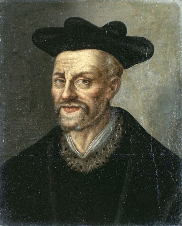 François Rabelais, anonymous sixteenth-century portrait.