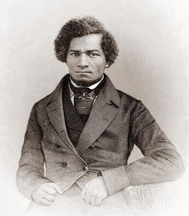 Portrait of Frederick Douglass.