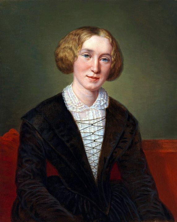 Portrait of George Eliot.