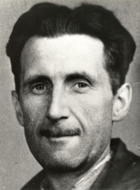 Portrait of George Orwell.