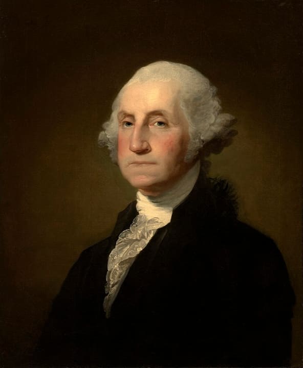 Portrait of George Washington.