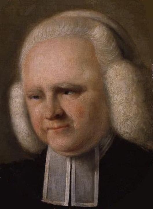 Portrait of George Whitefield.
