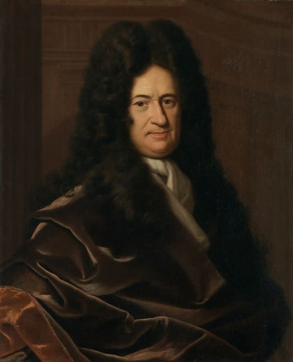 Portrait of Gottfried Wilhelm Leibniz.