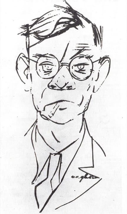 Portrait of Hans Fallada.