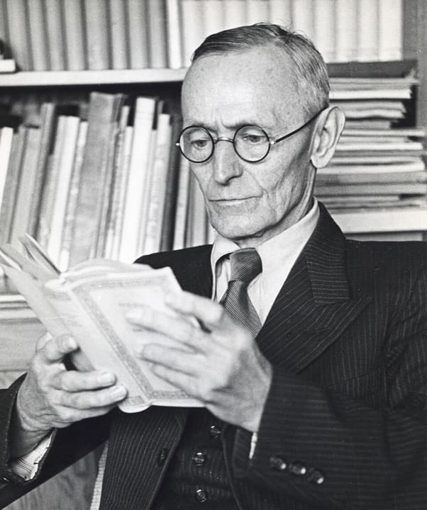 Portrait of Hermann Hesse.