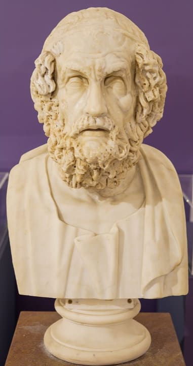 Posthumous or imagined likeness of Homer.