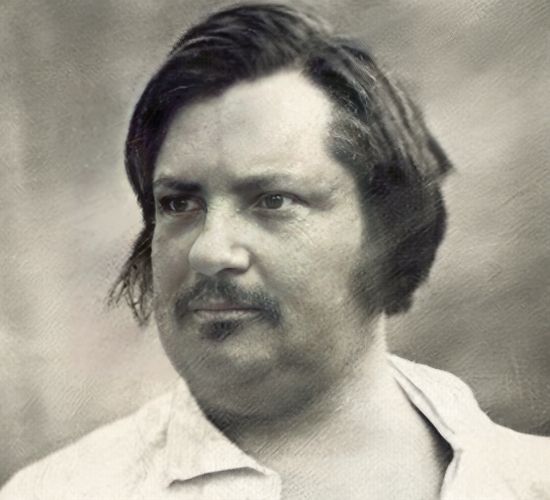 Honoré de Balzac, daguerreotype by Louis-Auguste Bisson (1842).