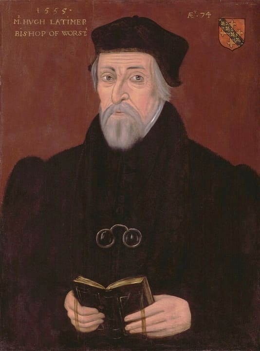Portrait of Hugh Latimer.