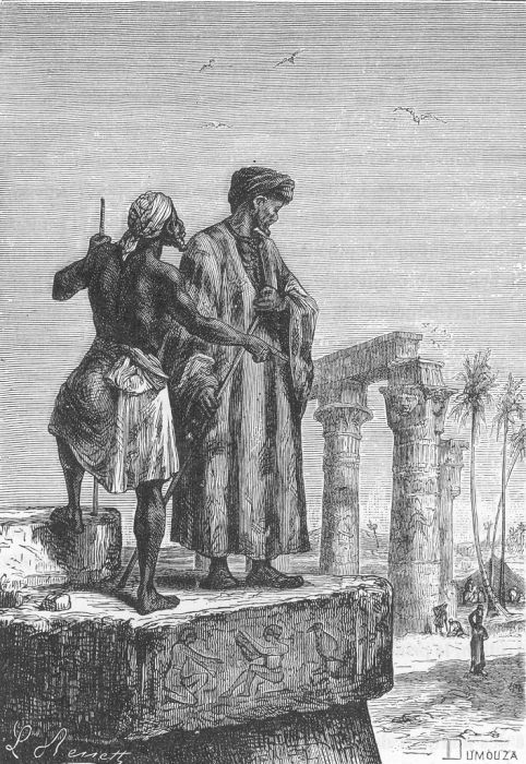 Ibn Battuta in Egypt as imagined by Léon Benett (1878).