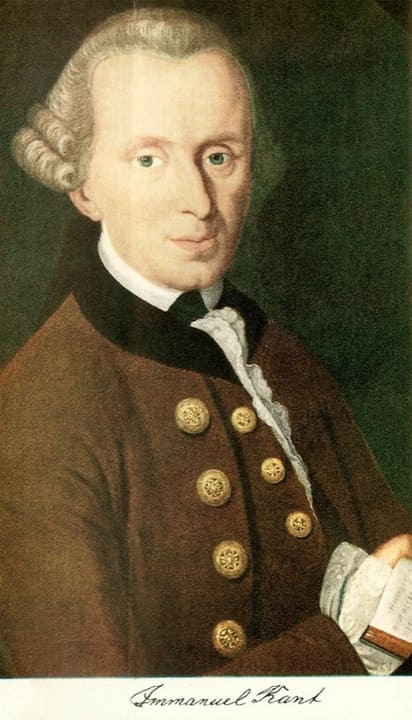 Portrait of Immanuel Kant.