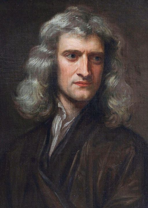Isaac Newton, painted by Godfrey Kneller (1689).