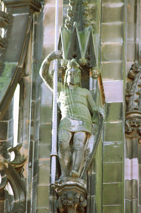 Ivanhoe as sculpted on the Scott Monument, Edinburgh (Ivanhoe)