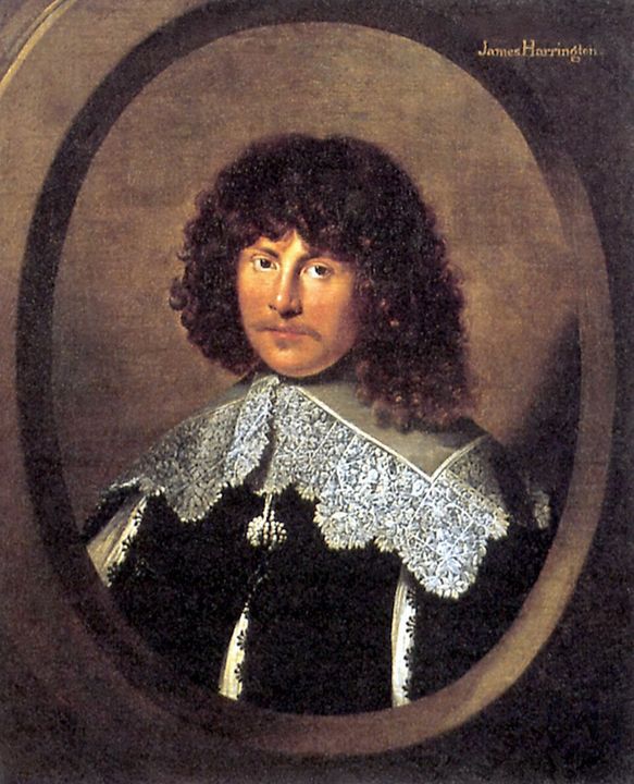 Portrait of James Harrington (17th century).