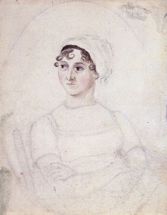 Portrait of Jane Austen.