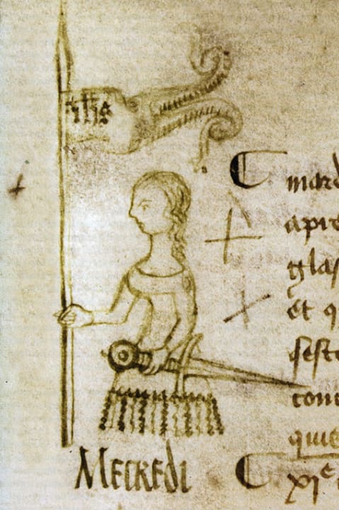 Posthumous or imagined likeness of Joan of Arc.