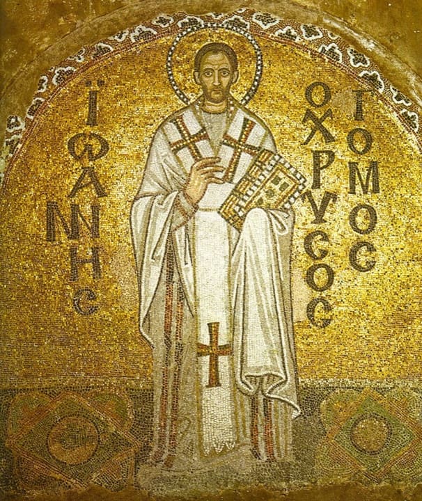 Posthumous or imagined likeness of John Chrysostom.