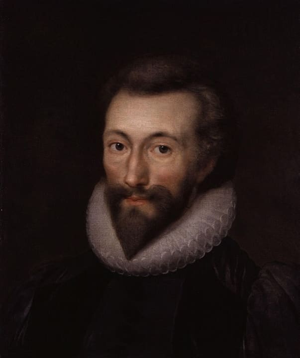 Portrait of John Donne.