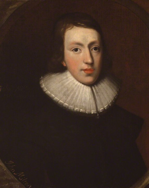 John Milton at about 21 (c. 1629).