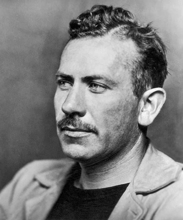 Portrait of John Steinbeck.