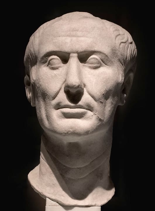 Posthumous or imagined likeness of Julius Caesar.