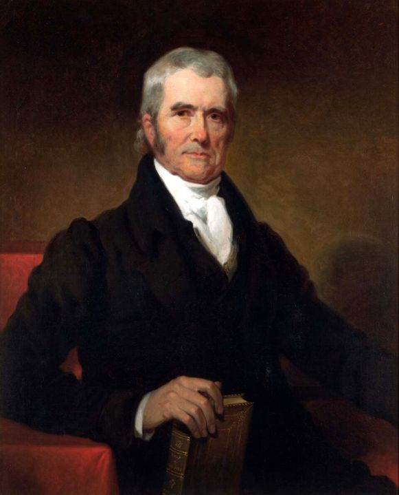 Portrait of John Marshall.