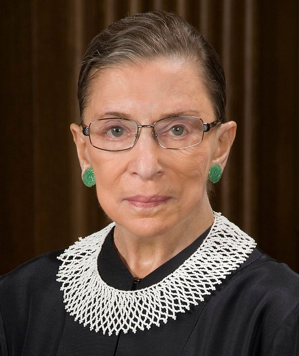 Ruth Bader Ginsburg official SCOTUS portrait (cropped) (Ruth Bader Ginsburg)