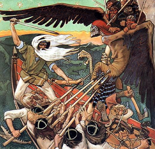 The Defence of the Sampo (The Defence of the Sampo, Akseli Gallen-Kallela (1896))
