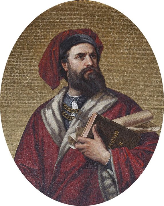 Portrait of Marco Polo.