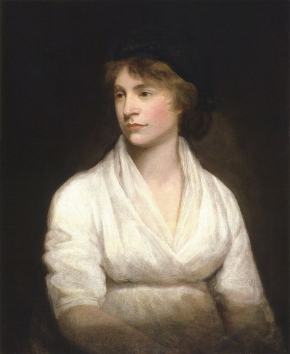 Portrait of Mary Wollstonecraft (circa 1797).